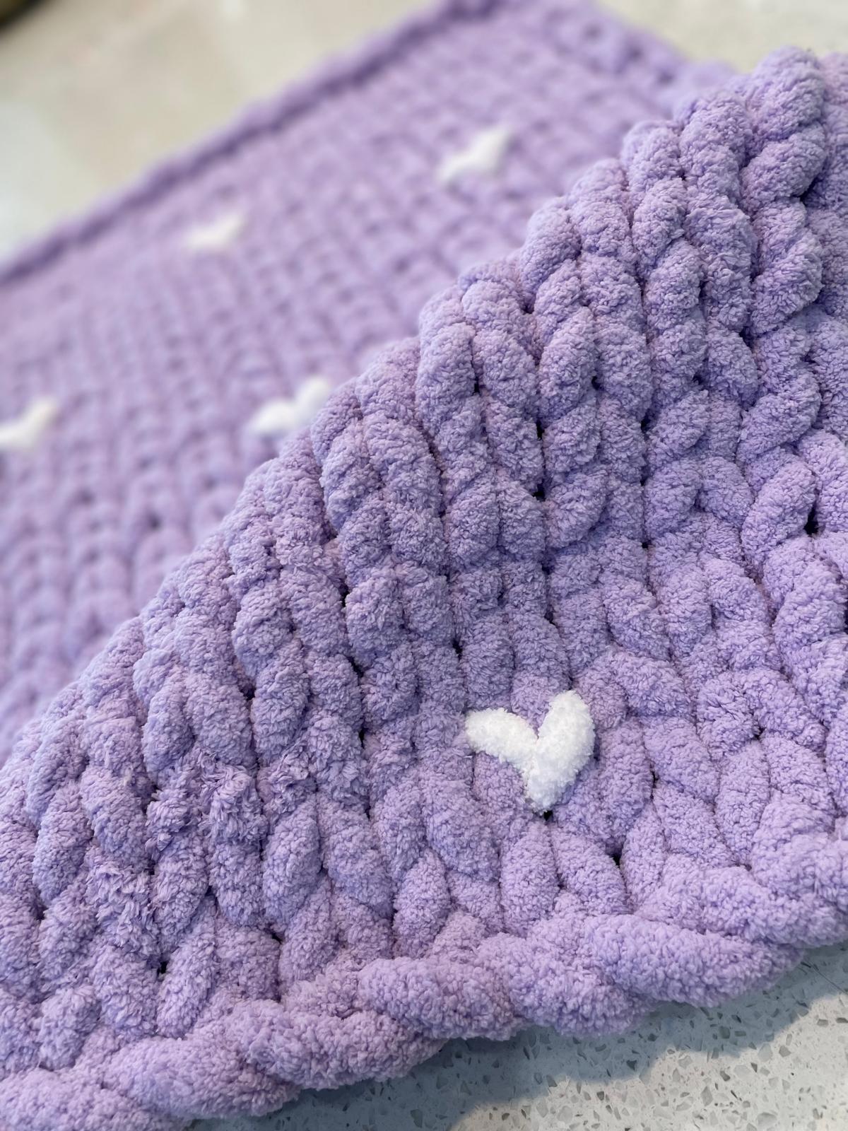 Baby Chunky Knit Blanket - Main Image