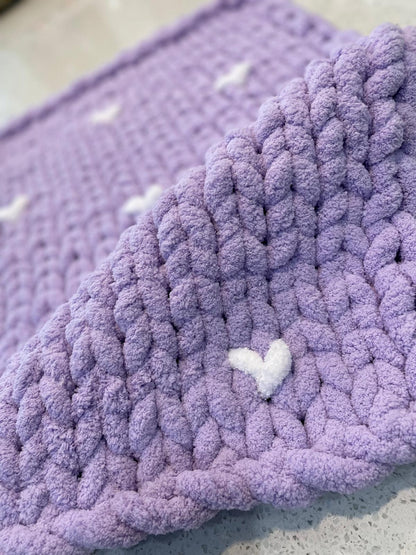 Chunky Yarn Knit Blanket For Baby Baby Blanket Very Soft Newborn